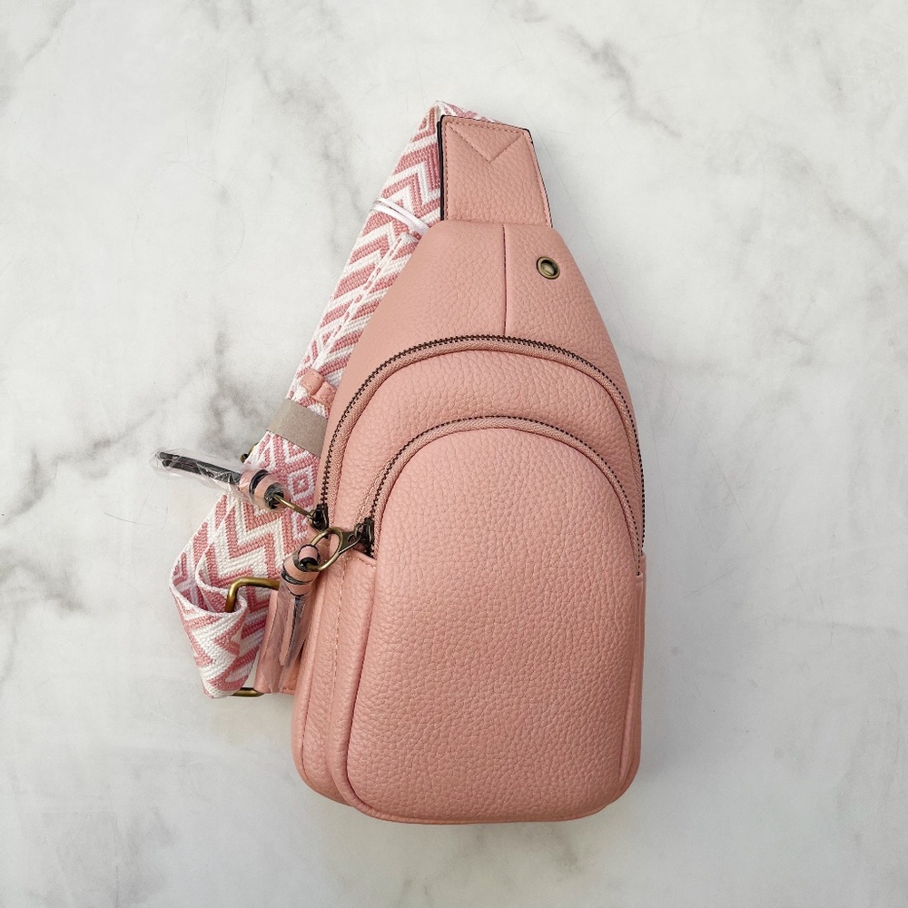 Mali and Lili Pink Crossbody Bag - Brand New